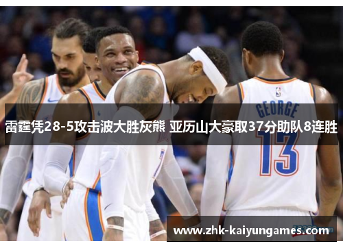雷霆凭28-5攻击波大胜灰熊 亚历山大豪取37分助队8连胜